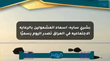 بشرى سارة: أسماء المشمولين بالرعاية الاجتماعية في العراق تصدر اليوم رسميًا